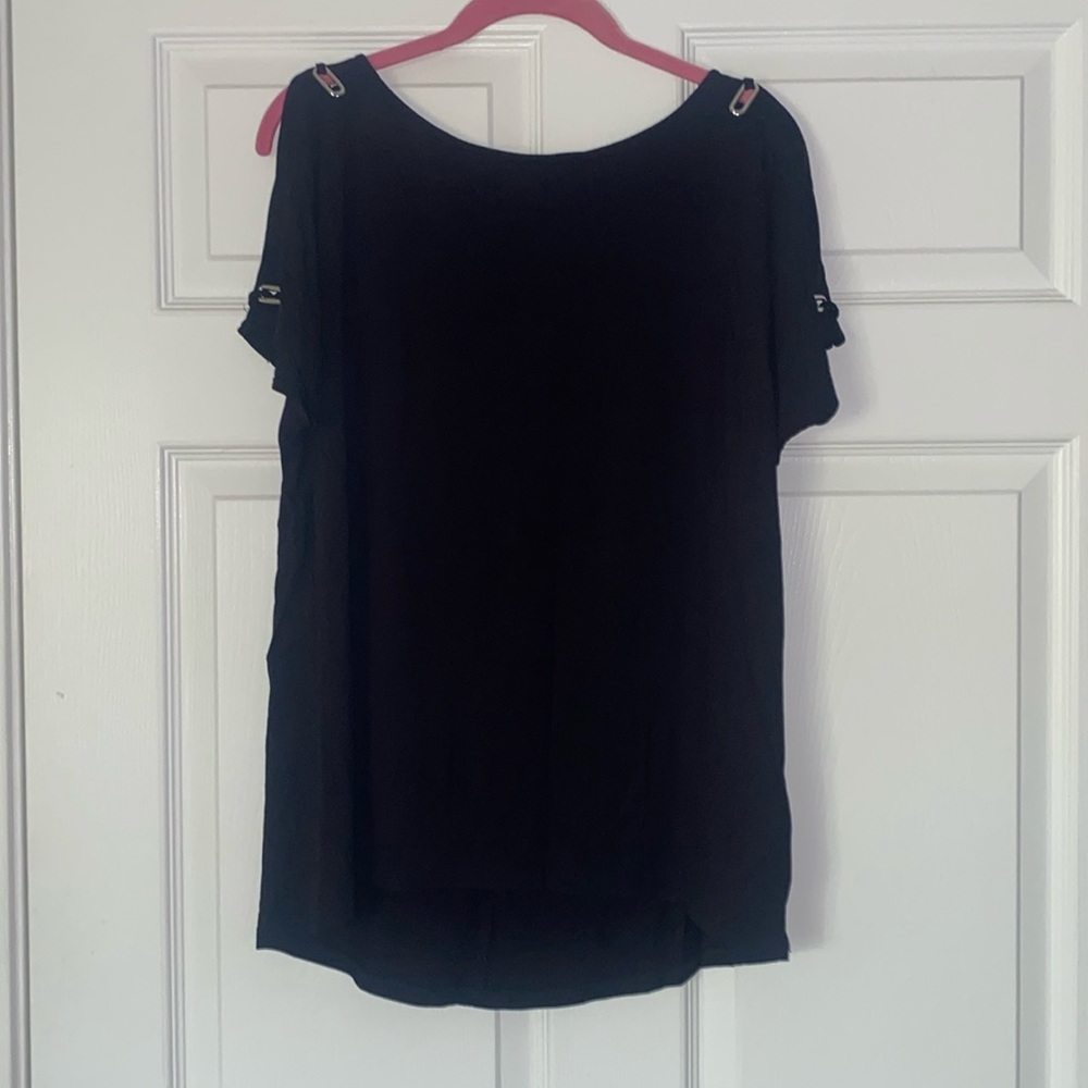 Women’s black dress top, Size Medium
